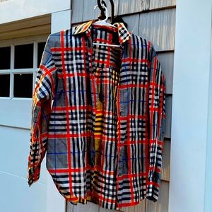 Zara Woman medium Plaid Shirt
